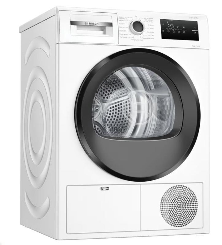 Bosch Serie 4 tørketrommel WTH85V0ESN (8kg) hvit