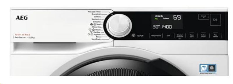 AEG Serie 7000 Vaskemaskin LR734EX4E (10,5 kg)